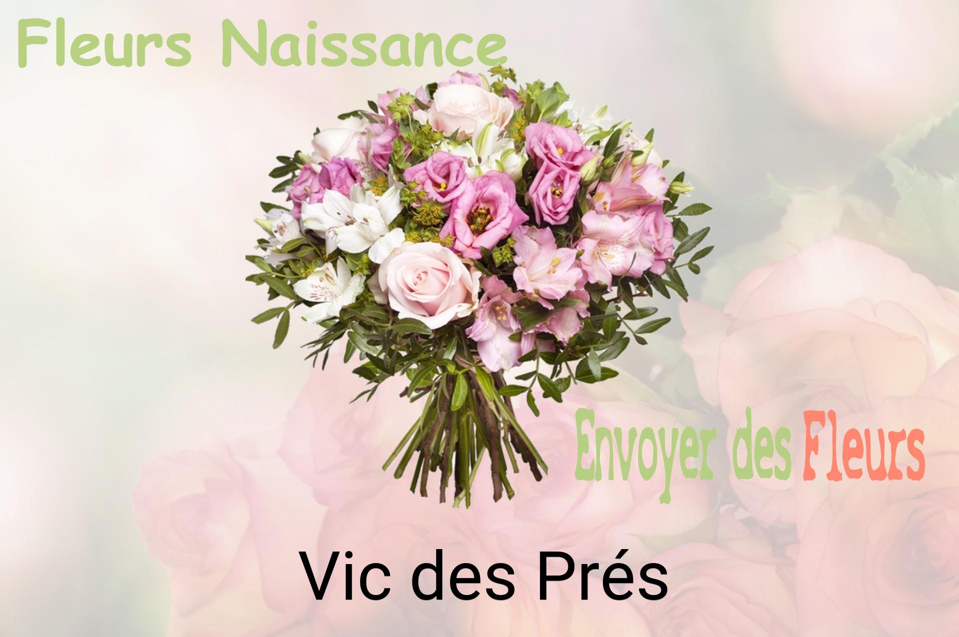 Bouquet de fleurs de naissance livré à Vic-des-Prés