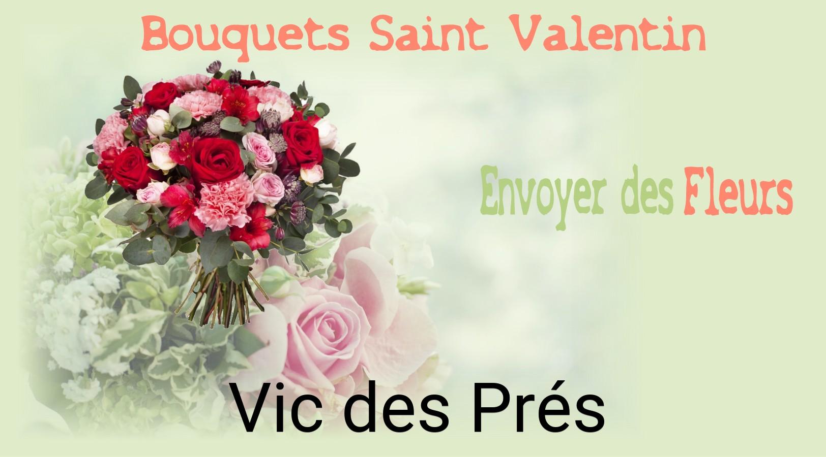 Roses de Saint-Valentin livrées à Vic-des-Prés